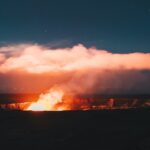 Volcanic heat and smoke illustrating how God is our smelter, using life’s trials to refine our hearts and help us reflect Christ more clearly.